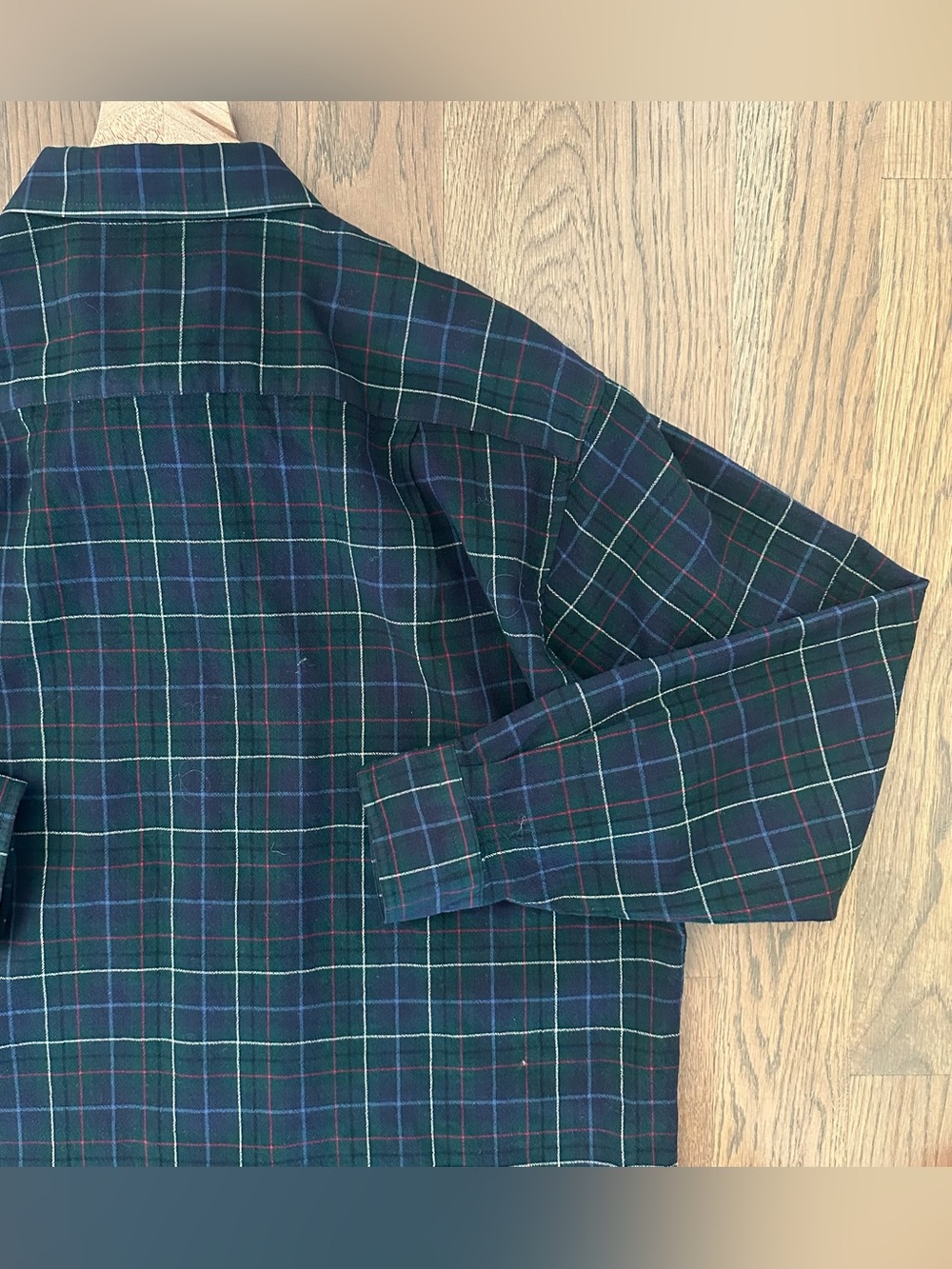 Pendleton Sir Pendleton Men's Worsted Wool Shirt in Hunting Tartan Green XL - Picture 13 of 13
